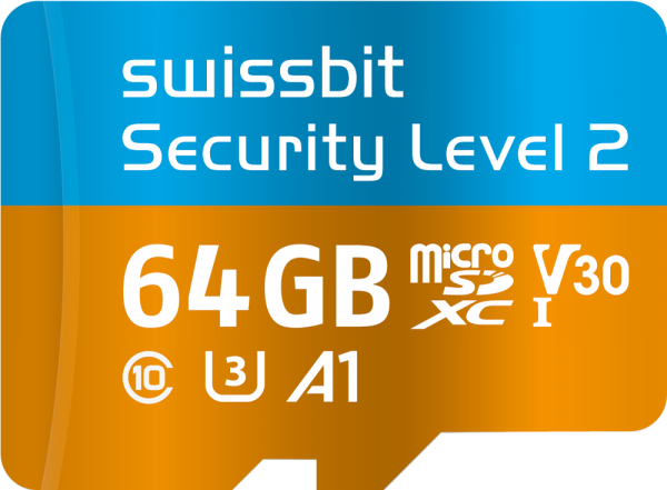 Swissbit Security Upgrade Kit Secure microSDHC / SDXC Memory Card PS-66u | 64 GB