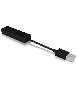 ICY Box Adapter, USB 2.0 auf Ethernet 10/100Mbit, IB-AC509,
