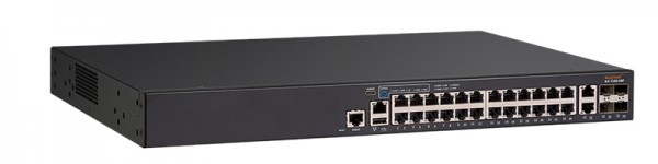 CommScope RUCKUS Networks ICX 7150 Switch 24x 10/100/1000 PoE+ ports, 2x 1G RJ45 uplink-ports, 4x 10G SFP+ uplink-ports, 370W PoE