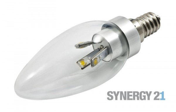 Synergy 21 LED Retrofit E14 Kerze 3W ww 3D