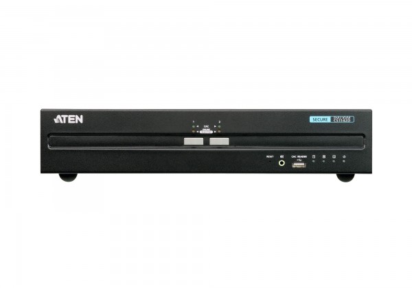 Aten KVM-Switch 2-fach Audio/DVI, USB, Dual Display, Secure,