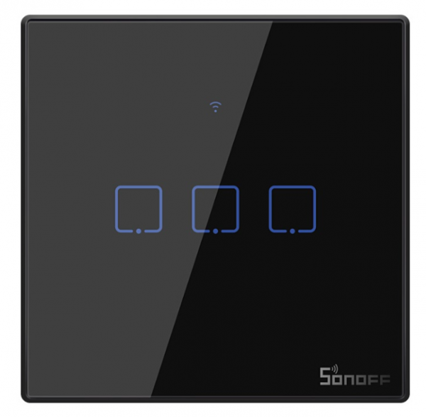 Sonoff · Wandschalter · WiFi Smart Wall Switch · T3EU3C-TX black