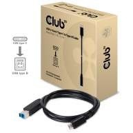 Kabel USB 3.1 C (St) =&gt; B (St) 1,0m *Club 3D* 10Gbps PowerDelivery