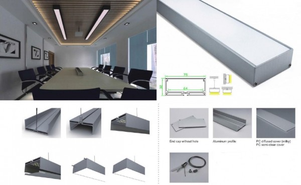 Synergy 21 LED U-Profil 200cm, ALU048