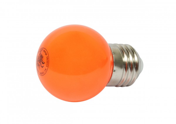 Synergy 21 LED Retrofit E27 Tropfenlampe G45 orange 1 Watt für Lichterkette