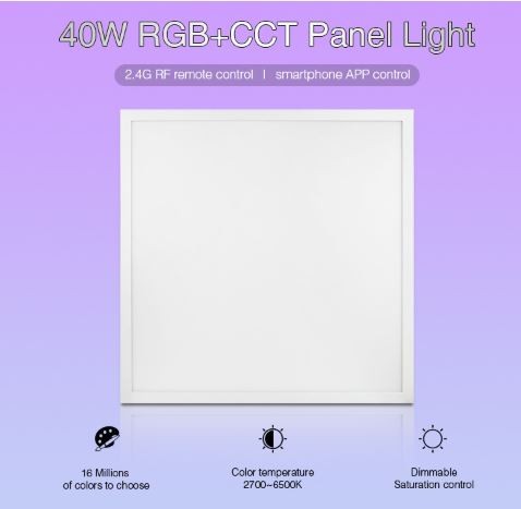 Synergy 21 LED Panel 600*600 40W RGB+CCT *Milight/Miboxer*