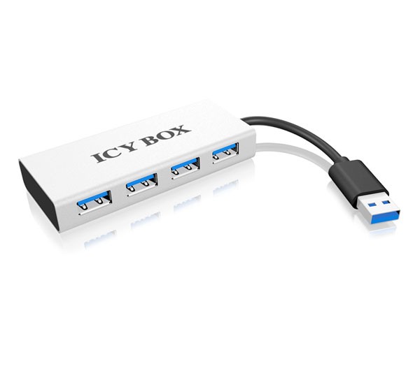 ICY Box USB 3.0 Hub, 4-port, IB-AC6104,