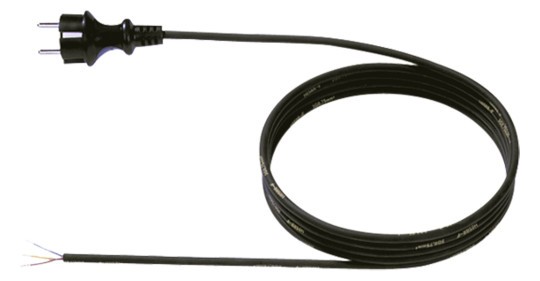 Bachmann Kabel, Zuleitung H07RN-F 3G1.00 5,0m schwarz 32/AEH