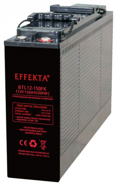 Effekta zbh. Akku 12V/150Ah, 10-Jahre Lebenserwartung