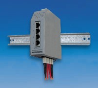 Microsens Profi Line Switch industrial 4x10/100TX mit PoE / 2x100FX-SC, MS650502PM-48