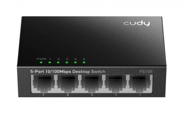 Cudy 5-Port 10/100 Mbps Metal Switch, FS105