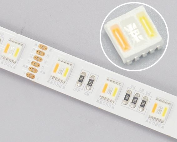 Synergy 21 LED Flex Strip 5050 - 60 RGB DC24V + RGB-WW (RGB-CCT) one chip IP65