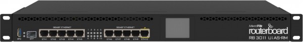 MikroTik RouterBOARD RB3011UiAS-RM, 10x Gigabit, 1x SFP, USB, Rackmount