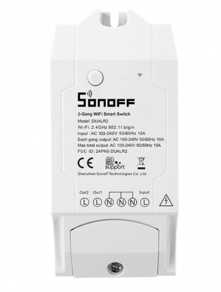 Sonoff · Switch · WiFi Smart Switch · DUALR2
