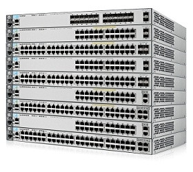 HP Switch 1000Mbit, 24xTP + 2xSFP/SFP+-Slot, stackable, 3800
