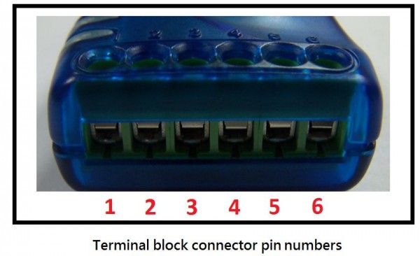 ALLNET ALL-USB-RS422/485 / USB 2.0 -&gt; RS422/485 6er Terminal-Block, FTDI Chipset