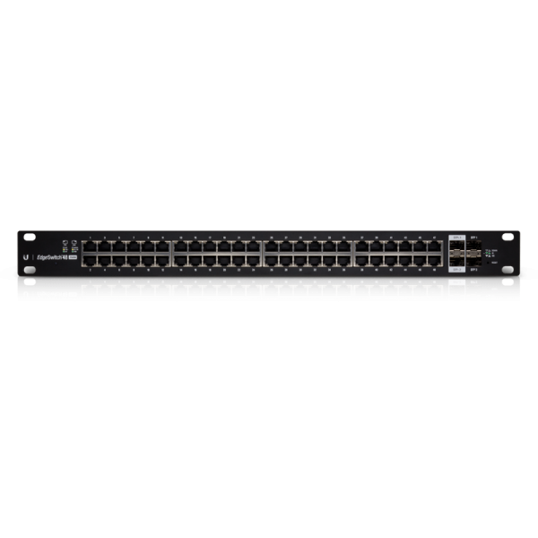 Ubiquiti EdgeSwitch 48 / 48 Gigabit RJ45 Ports / 2 SFP+ Ports / 2 SFP Ports / 750W / PoE+ / ES-48-750W