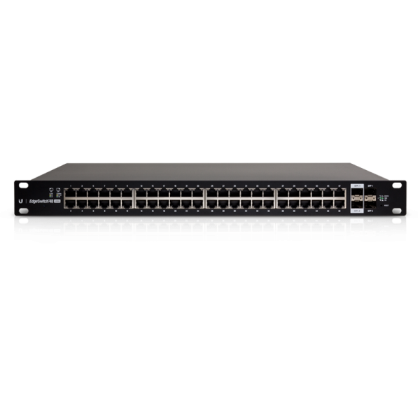 Ubiquiti EdgeSwitch 48 / 48 Gigabit RJ45 Ports / 2 SFP+ Ports / 2 SFP Ports / 500W / PoE+ / ES-48-500W