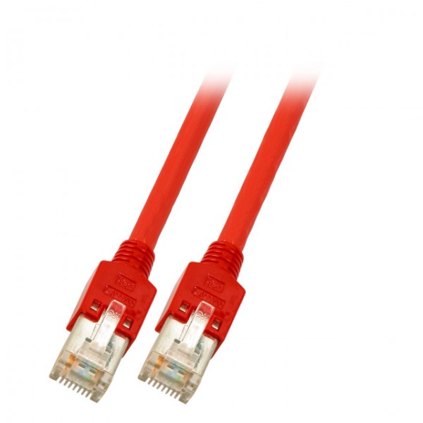 Patchkabel RJ45, CAT6 300Mhz, 2m rot, S-STP(S/FTP), *Crossover*,ND-UC300+TM21