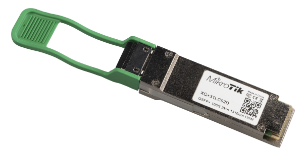 Mikrotik Zubehör QSFP28 module 100G SM 2km 1310nm, XQ+31LC02D