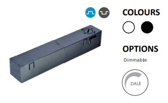 Powergear 48V STROMFÜHRENDER EINSPEISER, Rechts, Weiß