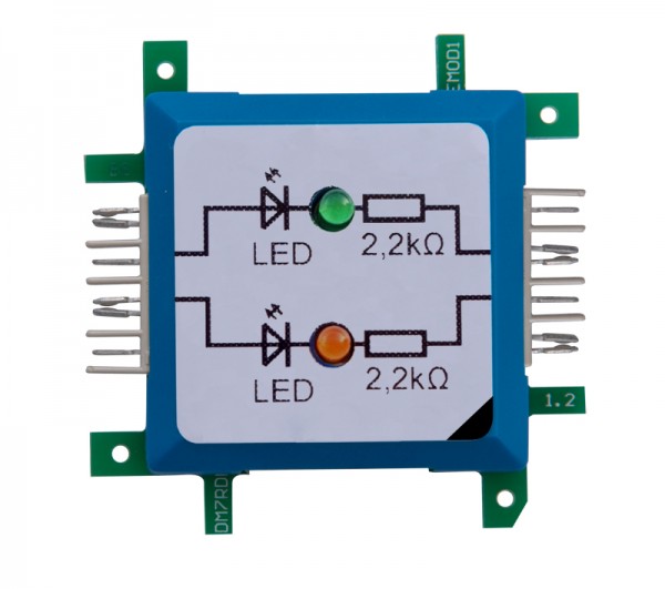 ALLNET Brick’R’knowledge LED dual grün &amp; orange Signal durchverbunden
