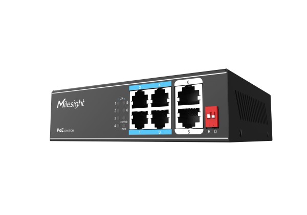 Milesight IoT Milesight 4-Port PoE Switch, MS-S0204-EL