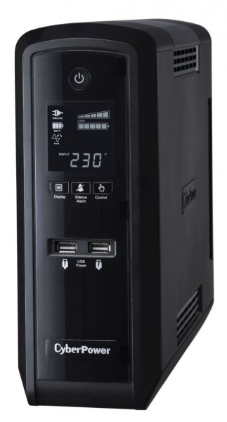 CyberPower USV, PFC-Serie, 1300VA/780W, Line-Interactive, reiner Sinus, USB/RS232,